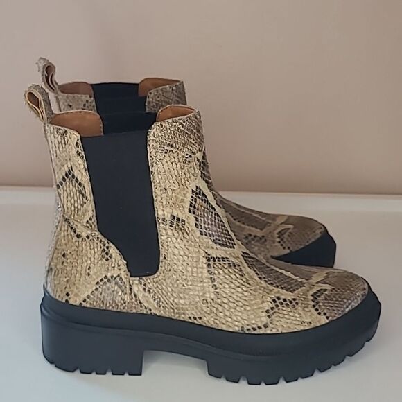 Lucky BrandLucky Brand Womens Emali Nubuck Pull On Ankle Boots Size 7M - Picture 6 of 15